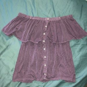 AEO soft and sexy off the shoulder shirt